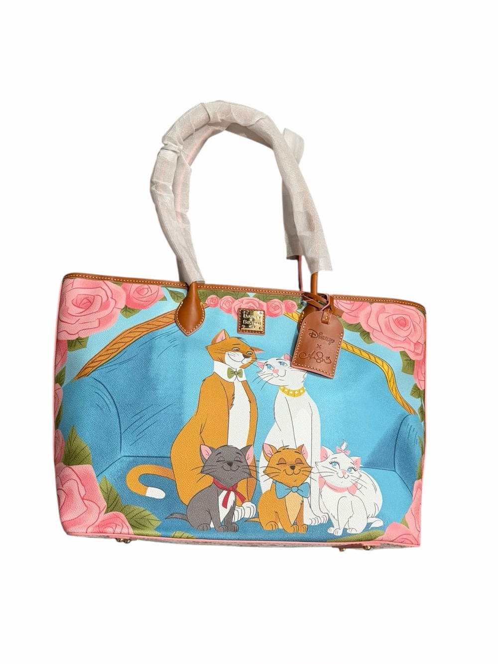 Disney X Dooney and Bourke The Aristocats Tote Bag by Ann Shen NWT